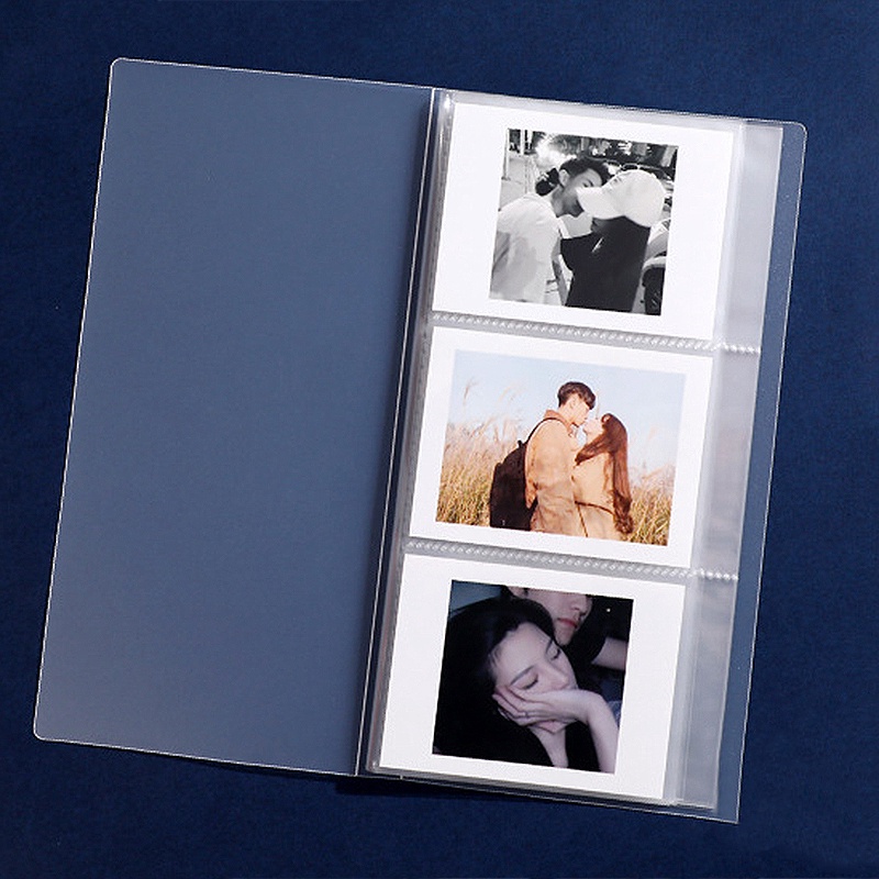 Sổ Album Ảnh/Bưu Thiếp Màu Trong Suốt Mặt Nhám Chống Thấm Nước Làm Quà Tặng