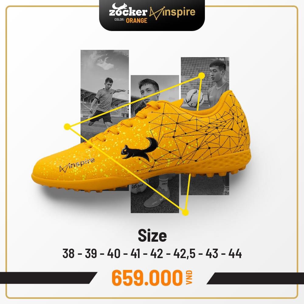 Giày bóng đá Zocker Inspire TF sân cỏ nhân tạo