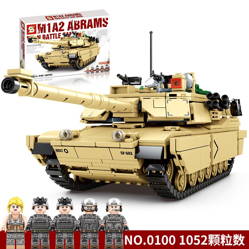 Bộ Đồ Chơi Lắp Ráp Lego Xe Tăng Quân Đội M1A2