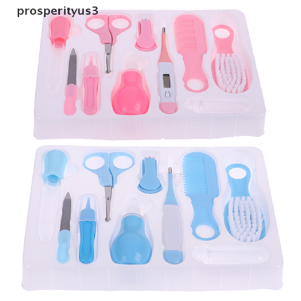 [prosperityus3] 10Pcs Baby Nail Care Comb Scissors Clipper Cutter File Manicure Kit Gift Set<br> [new]