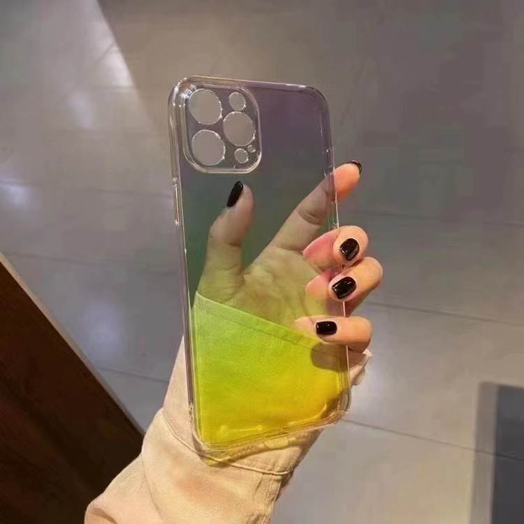 iPhone case is suitable for iPhone 11Pro Max 12 Pro 12 Pro Max 12 mini11 pro 7/8 Plus 7/8 se20 transparent color light mobile phone case