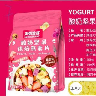 Ngũ cốc hoa quả sấy sữa chua