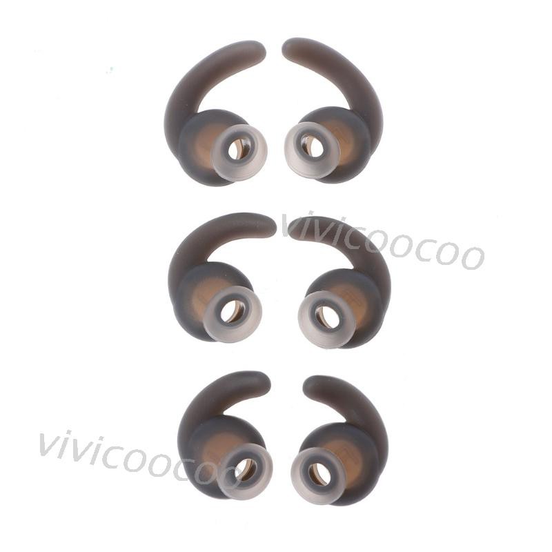 (Hàng Mới Về) Set 6 Nút Silicone Bọc Tai Nghe Đồng Bộ Thể Thao Mini Bt