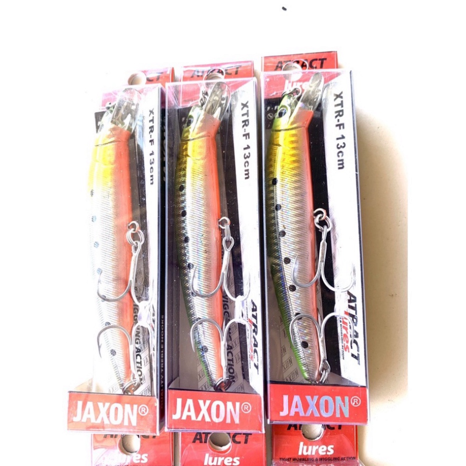 Cá Giả JAXON 13 cm 25g Mồi Cá Giả Câu Lure, câu biển, hồ lớn