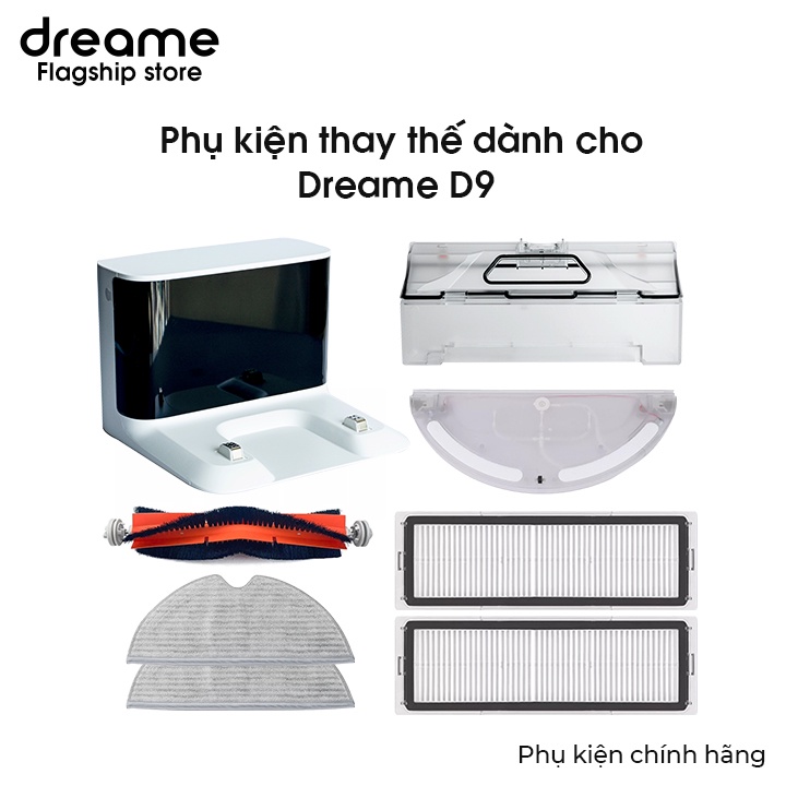 Phụ kiện thay thế dành cho Dreame D9 - Phụ kiện chính hãng