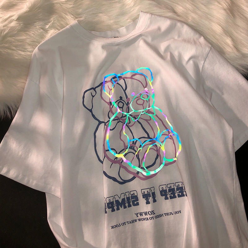 Áo Thun Tay Ngắn Dáng Dài Rộng Thiết Kế Thời Trang Dễ Phối Đồ Cho áo phông nữ JL-TX-52