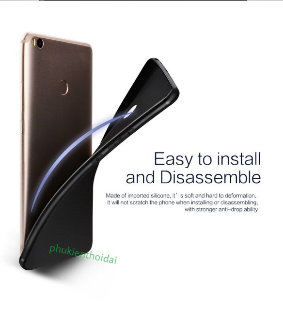 Xiaomi Mi Max 2 ốp lưng dẻo siêu mỏng cao cấp silicon