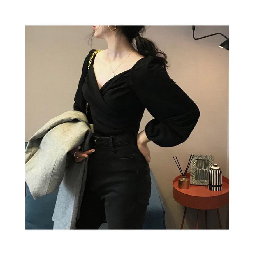 [HÀNG CÓ SĂN ] Áo nhung cổ tim siêu xinh | BigBuy360 - bigbuy360.vn