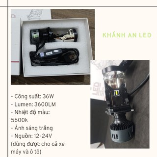 Đèn pha led bi cầu mini h4 - rtd m01b / 36w