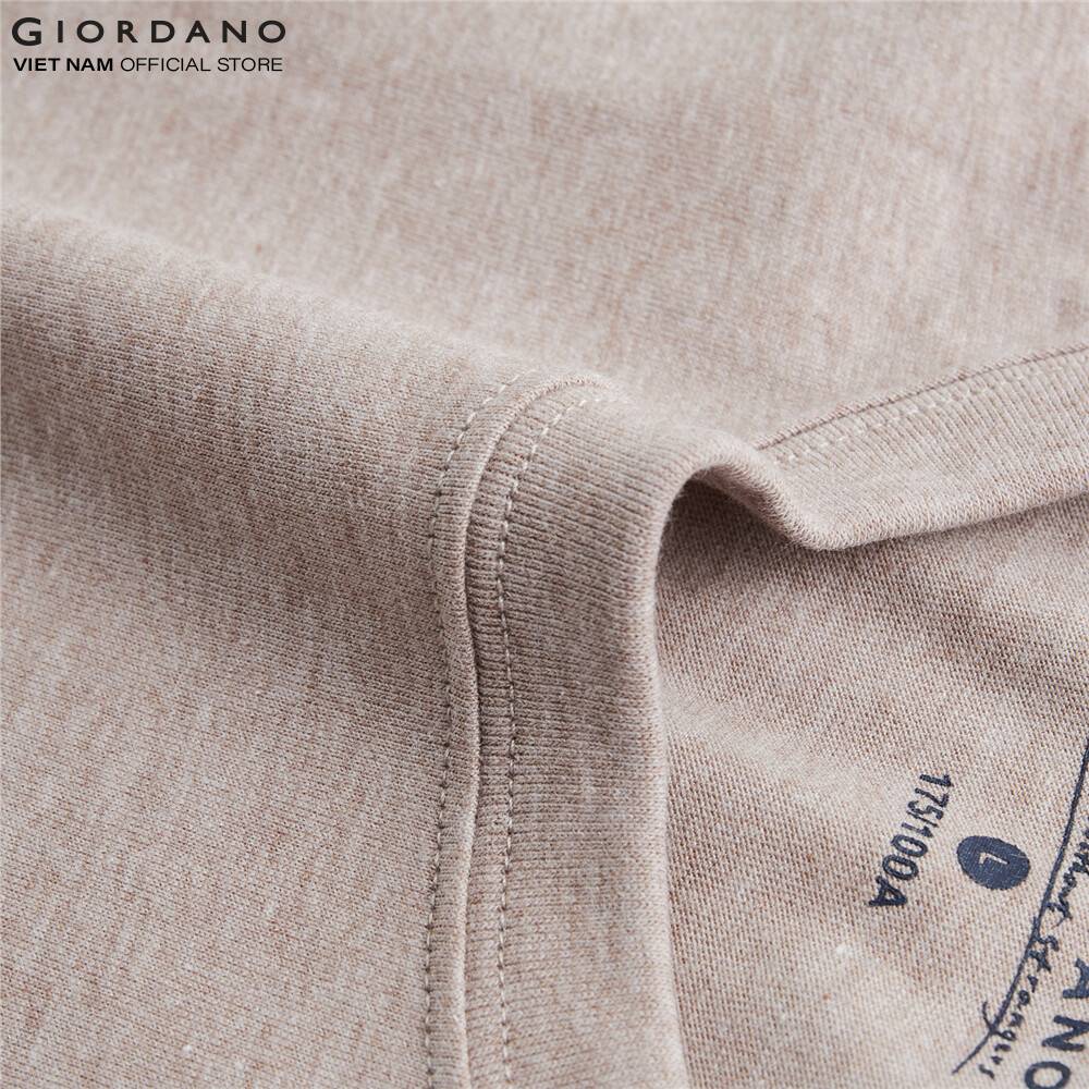 Áo Thun Nam Cổ Tròn Giordano 01020250