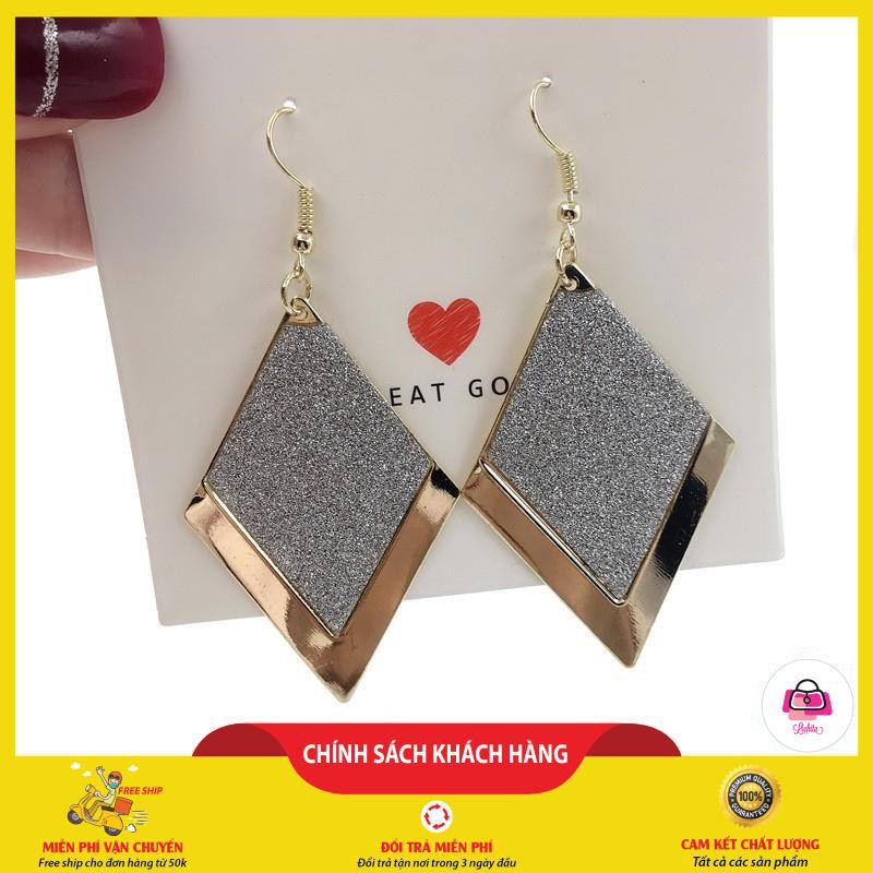 ⚡Bông Tai dáng dài hình thoi Vintage cá tính⚡