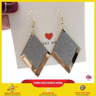 ⚡Bông Tai dáng dài hình thoi Vintage cá tính⚡