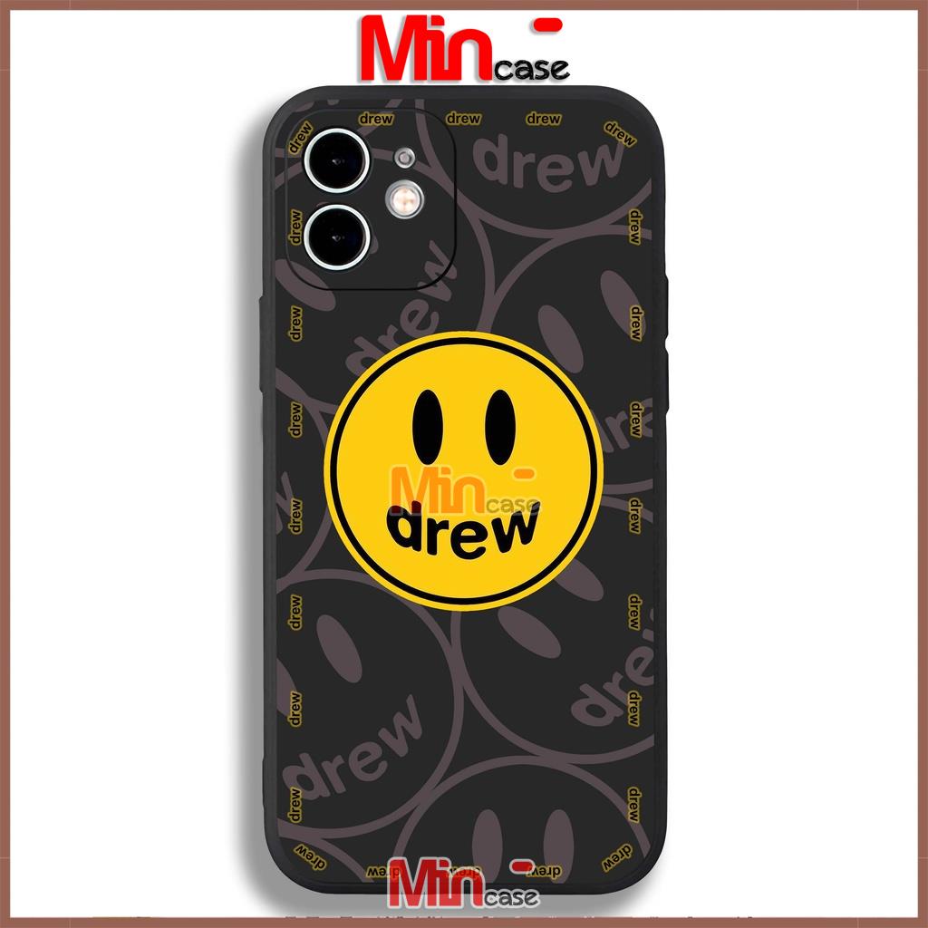 Ốp lưng iPhone Drew cạnh viền vuông silicon mềm dẻo cho iphone 6/6s/7/8/X/XS/XR/11/12/13 Pro Plus Max cute dễ thương đẹp
