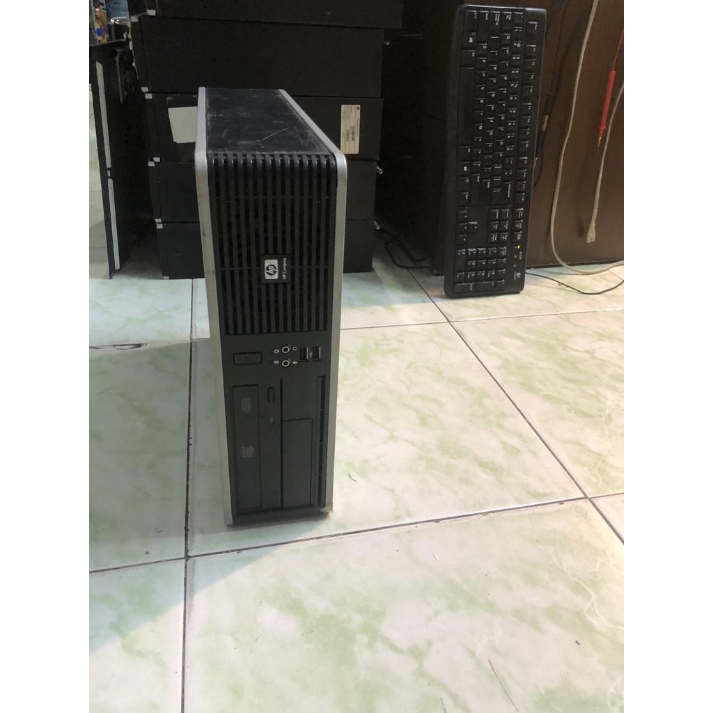 Thùng máy bàn HP giá rẻ siêu nhỏ gọn bền bỉ cho học sinh, giáo viên, nhân viên văn phòng