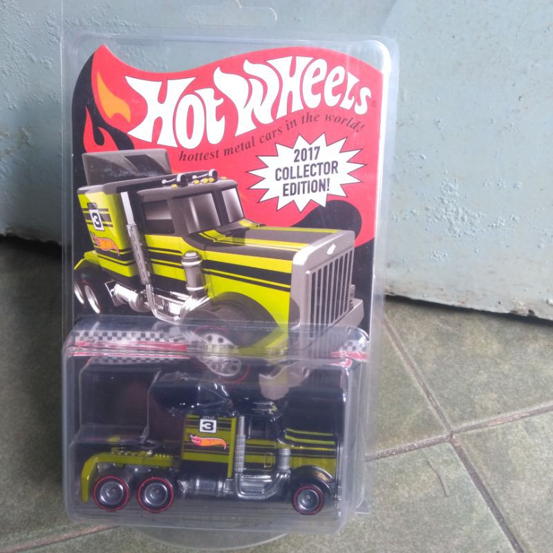 xe tải Hotwheels phiên bản giới hạn đặc biệt , 6 bánh cao su , tặng card bảo vệ xe , hàng siêu hiếm