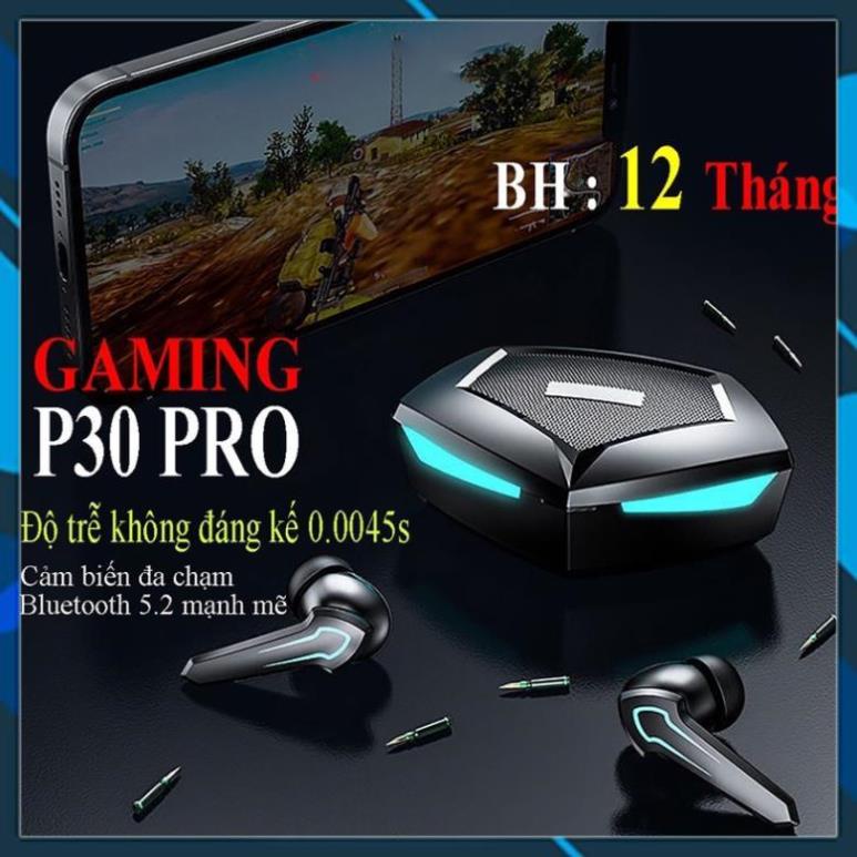 Tai Nghe Bluetooth P30 , Tai Nghe chơi game Gaming, Bass Hay, Có Míc, Độ Trễ Cực Thấp