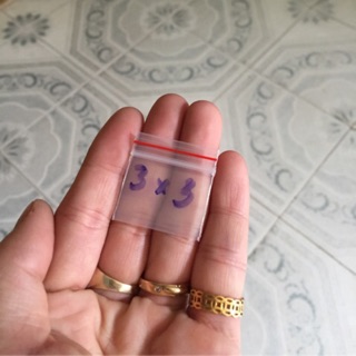 Túi zip mini siêu nhỏ( 1 gói 100 cái)1.5x2.0,2x2.5,3x3,3x4,2x3,1.8x2