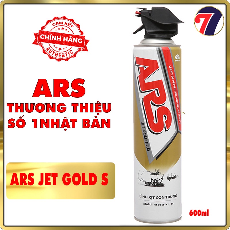 Bình xịt Côn Trùng ARS PRO.X MẠNH  & JET GOLD S 600ml - Thương hiệu số 1 Nhật Bản