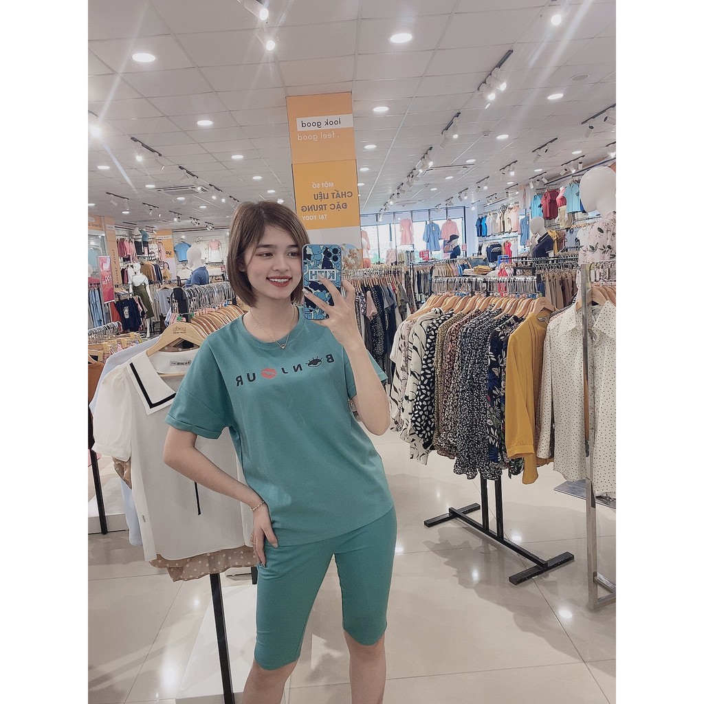 Bộ đồ mặc nhà nữ YODY đồ ngủ nữ chất liệu cotton co dãn thoáng mát BDN4042 | BigBuy360 - bigbuy360.vn