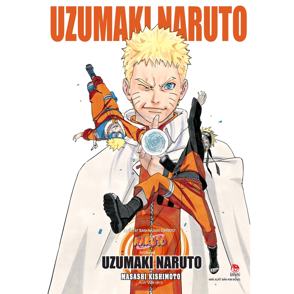 Sách - Artbook Naruto: Naruto - Uzumaki Naruto - Tặng Kèm Poster Gập + Bảng Sticker - Tập 3 - NXB Kim Đồng