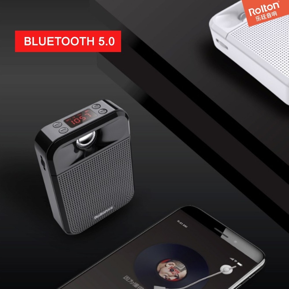 Máy Trợ Giảng FM Hỗ Trợ Nghe Nhạc Bluetooth 5.0 Rolton K700 cao cấp