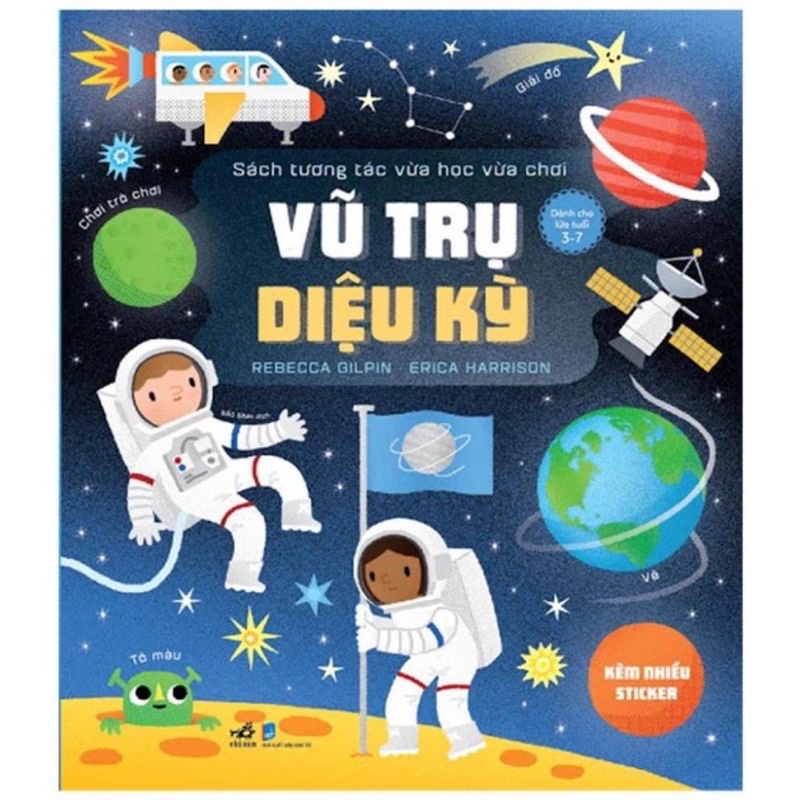 Sách- Sách tương tác vừa học vừa chơi - Vũ trụ diệu kỳ