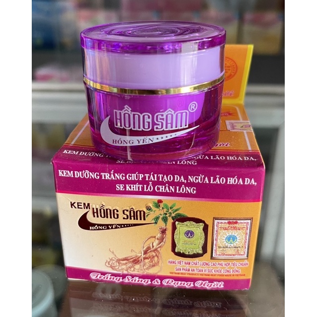Kem Hồng Sâm trắng da, tái tạo, lão hoá da