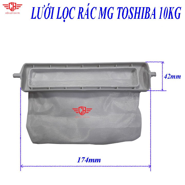 TÚI LỌC RÁC MÁY GIẶT LƯỚI LỌC  MÁY GIẶT TOSHIBA 10KG