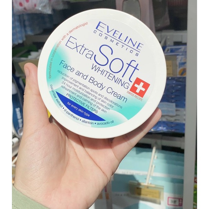 [CHÍNH HÃNG] Kem dưỡng trắng da vùng mặt và toàn thân Extra Soft -200ml | BigBuy360 - bigbuy360.vn