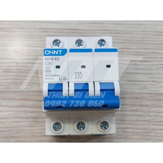 MCB 3 pha NXB-63 3P 1A~63A CHINT
