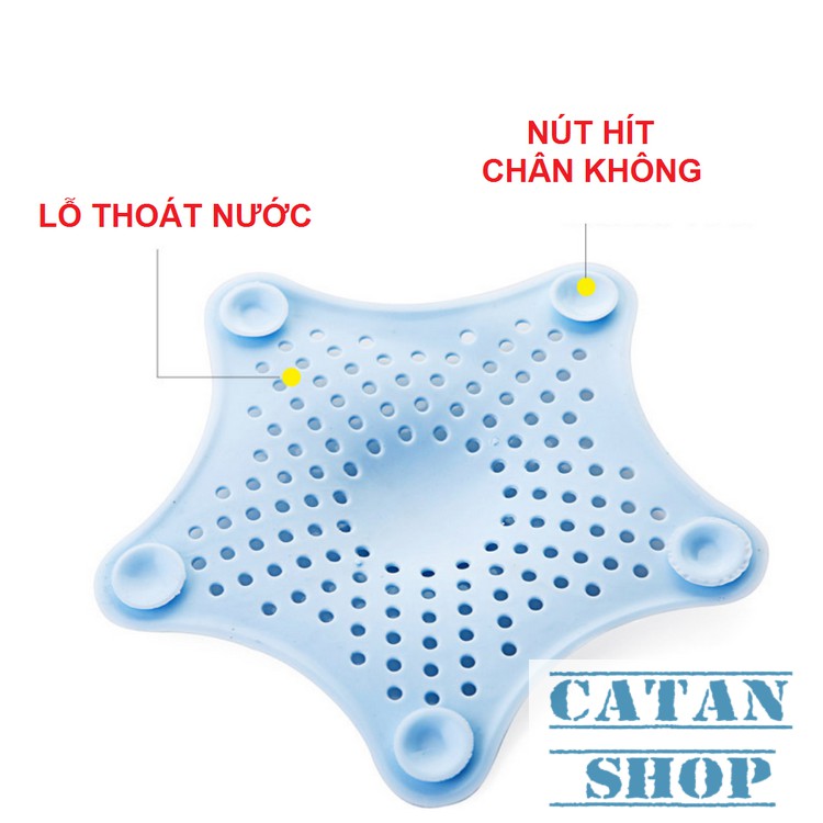 Combo 4 miếng lưới ngăn rác bồn rửa chén lavabo bồn rửa mặt,tấm chắn rác ngăn lông tóc, chống nghẹt ống nước