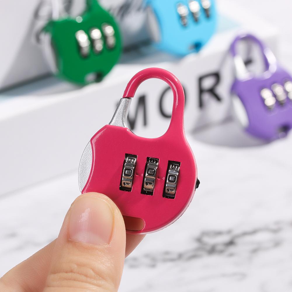 1 Ổ Khóa Mật Khẩu 3 Số Mini Bảo Vệ Vali Hành Lý