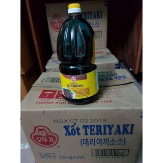 <HOT> Sốt teryaky 2.25kg Hàn Quốc làm món thịt xốt teriyaki