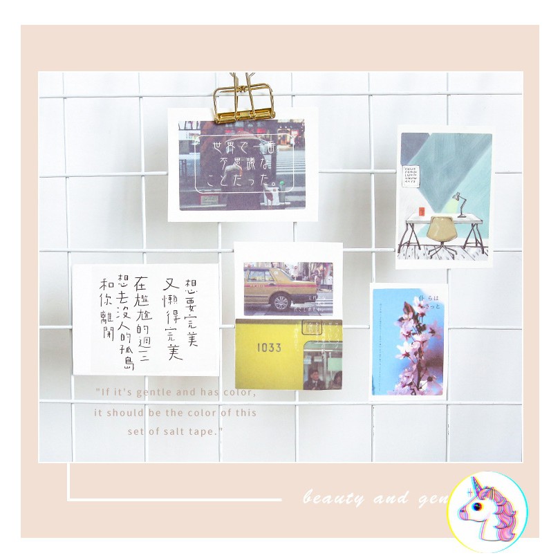 set 40 sticker vintage - ảnh chụp phong cảnh deco sticker