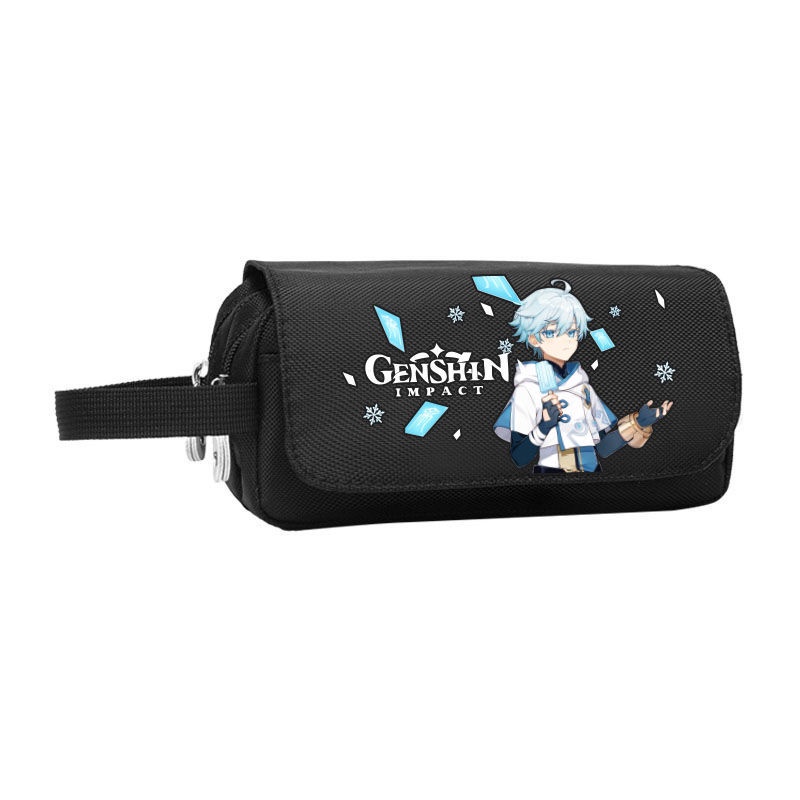 Genshin impact Túi Đựng Bút Chì Sức Chứa Lớn Tiện Dụng Cho Học Sinh Trung Học PDZG