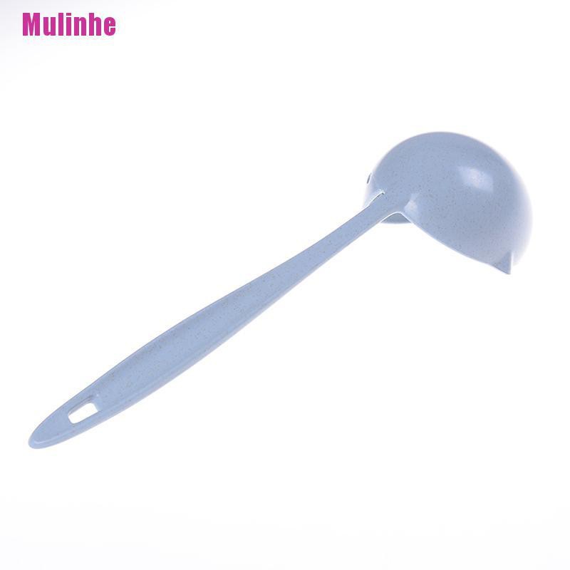 Muỗng Múc Canh 2 Trong 1 Tay Cầm Dài Kèm Lưới Lọc Tiện Dụng