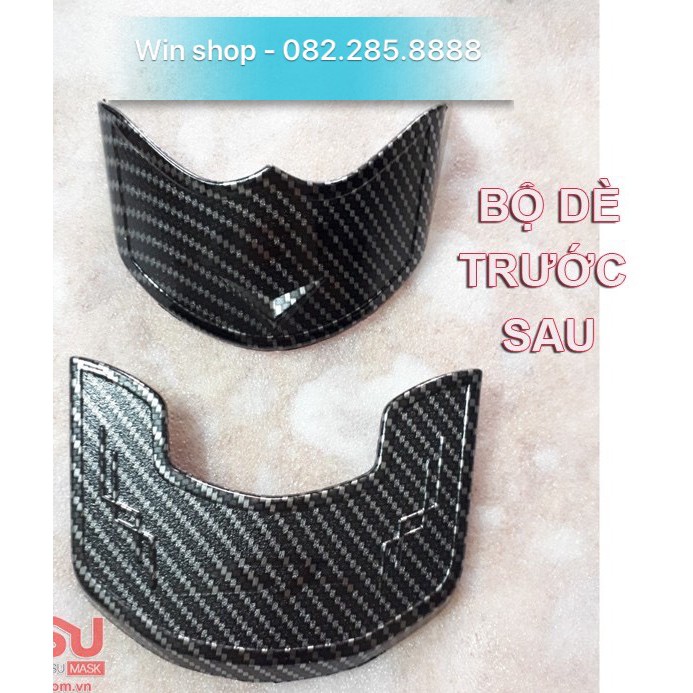 Ốp phụ kiện giành cho SH từ đời 12-16 cacbon đen full bộ ( Có bán lẻ )