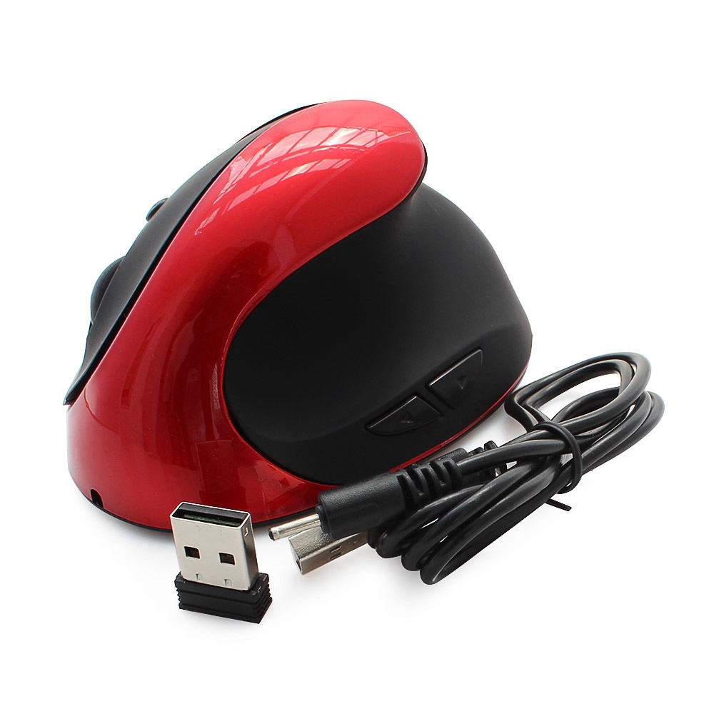 Elec Space Chuột quang không dây 6 nút 3 DPI 800 / 1200 / 1600 2.4ghz điều chỉnh được để chơi game