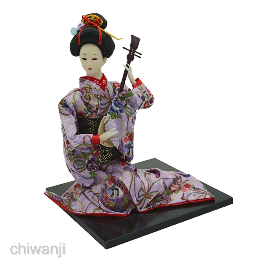Mô Hình Búp Bê Geisha Kabuki Mặc Kimono Nhật Bản 16 '' #1