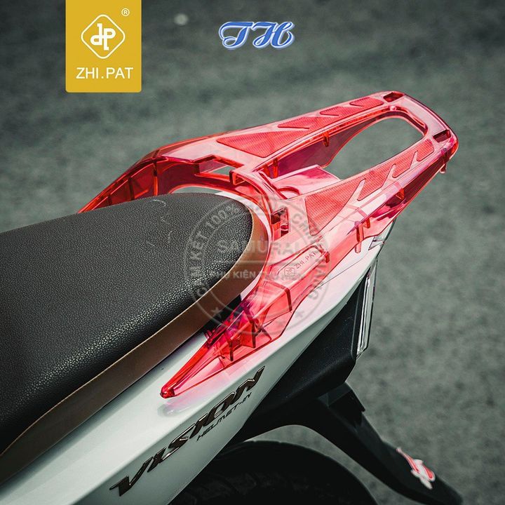 Cảng Sau Xe Vision 2014-2020 Tay Dắt Trong Suốt Kiểu Dáng SH300i Chính Hãng Zhi.Pat Cao Cấp