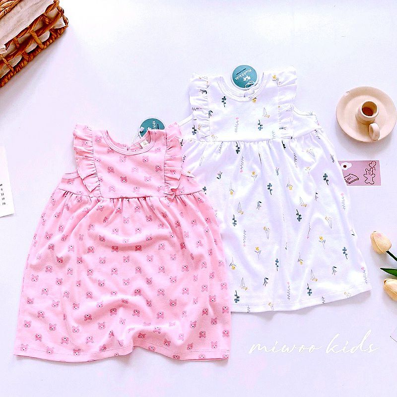 Váy cánh tiên bé gái, đầm Miwoo Kids cho bé size 10ky - 22ky