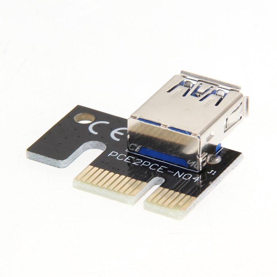 【COD】USB3.0 Graphics Card Riser Card PCI-E 1X To 16X Mining Extension Adapter