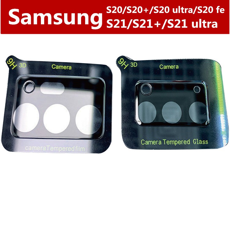 Kính cường lực bảo vệ ống kính máy ảnh Samsung S21 S20 Note 20 Ultra Plus Fe A12 A32 A42 A52