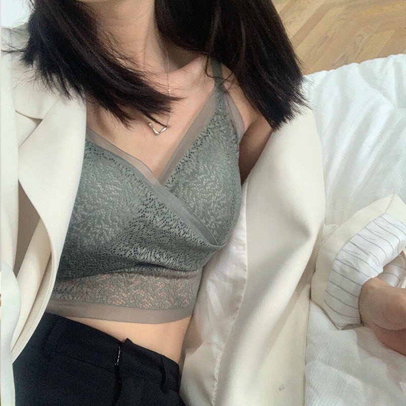 Áo Ngực Nữ - Áo Bra Ren Cao Cấp họa tiết ren lá gợi cảm tôn vòng một sexy quyến rũ DAN STORE MÃ 2066