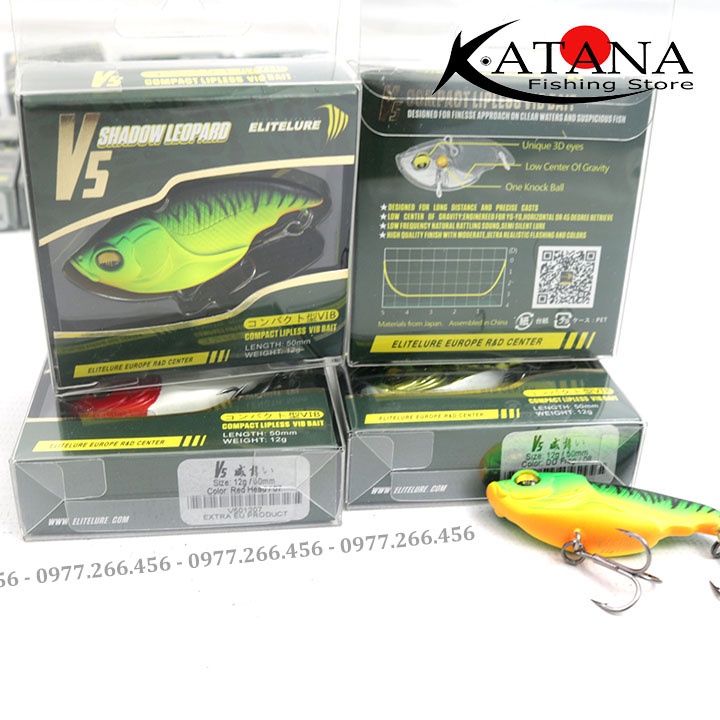 Mồi Câu lure EliteLure V5 Shadow Leopard