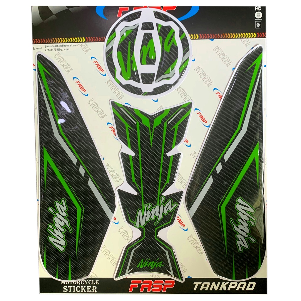 Miếng Dán Bảo Vệ Nắp Bình Xăng Xe Mô Tô kawasaki ninja 400 5d Bằng Sợi carbon Cao Cấp