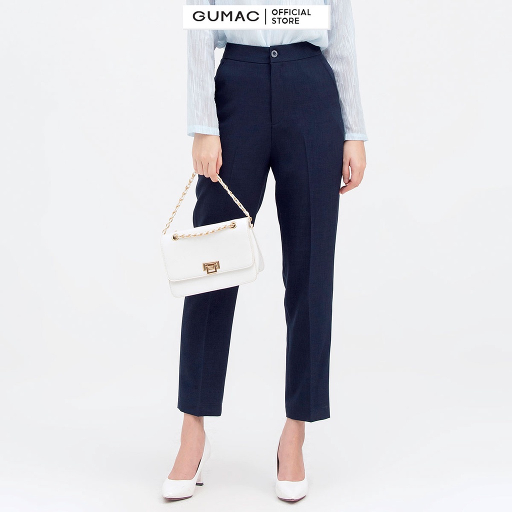Quần tây nữ GUMAC công sở dáng basic nhiều màu QB856