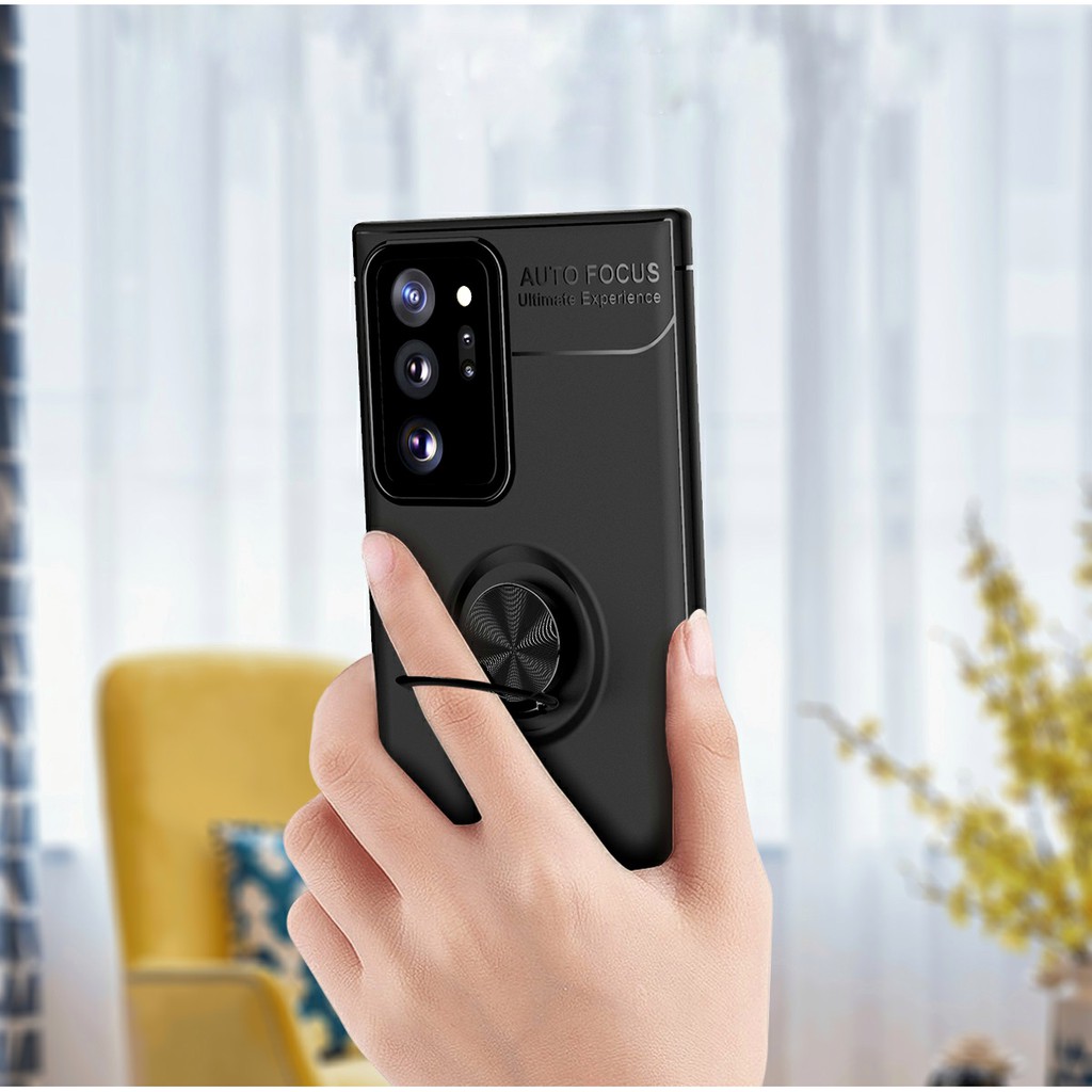 Ốp lưng Samsung Note 20 Ultra nhẫn Iring hiệu Auto Focus cao cấp