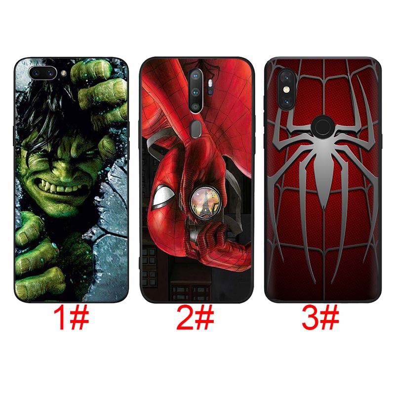 Ốp điện thoại mềm hình siêu nhân Venom Người Nhện Marvel S121 cho Realme C2 C3 2 3 5 6 Pro 5i 5S X Lite Q XT X2 X50 A5