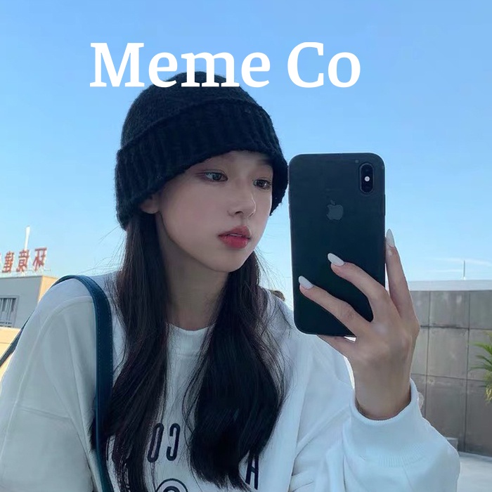 Mũ len trơn sợi to cao cấp Sonic